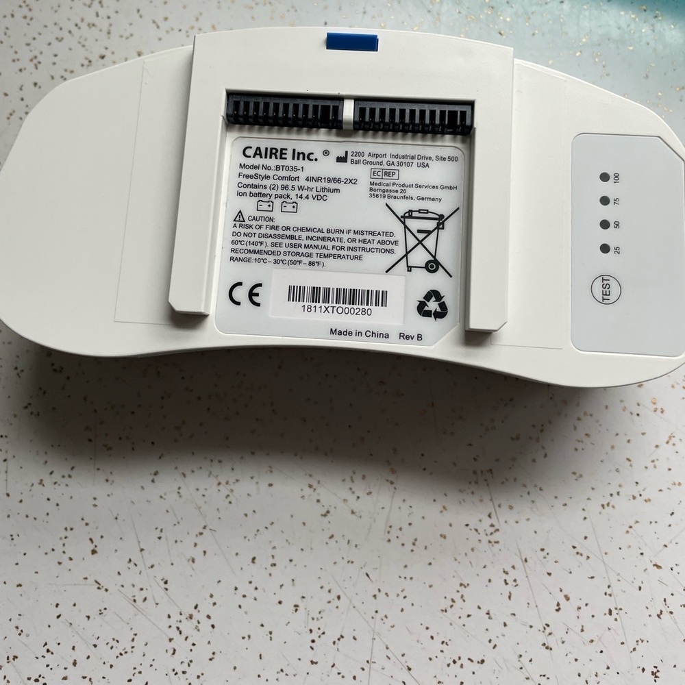 CAIRE INC. 8 CELL BATTERY FOR FREESTYLE COMFORT PORTABLE OXYGEN